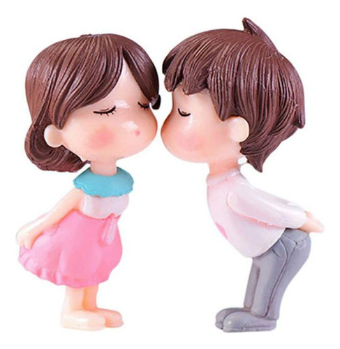 Figura Romantica Para Pareja Hada Miniatura Adorno Pvc Lindo