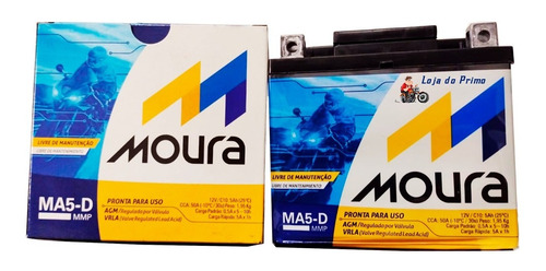 Bateria Moura Ma5d Honda Bros 125 150 160