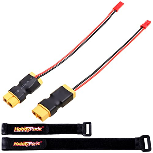 Hobbypark Adaptador Xt60 Macho A Hembra Con Conectores Jst (