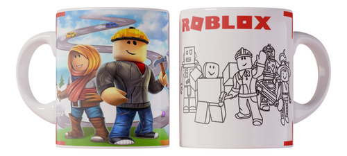 Tazas Dia Del Niño Roblox Coloreable | Polimero Plastico