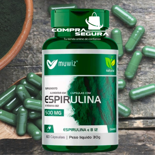 Imagen 4 de 10 de Spirulina Espirulina Adelgazante 500mg