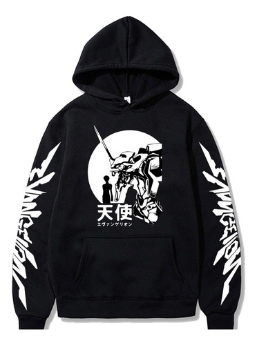 Sudadera Con Capucha Japan Anime Eva 01 Evangelion Print