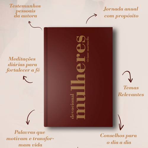 Devocional Mulheres | Viviane Martinello | Edição 2025 | Devocional Anual Em Capa Dura