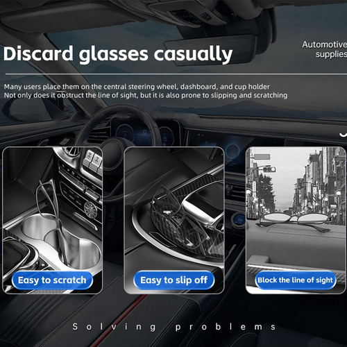 Portagafas Para Coche Soporte Para Gafas Con Clip De Montaje
