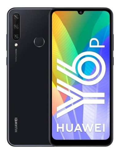 Imagen 1 de 3 de Huawei Y6p Dual SIM 64 GB midnight black 3 GB RAM