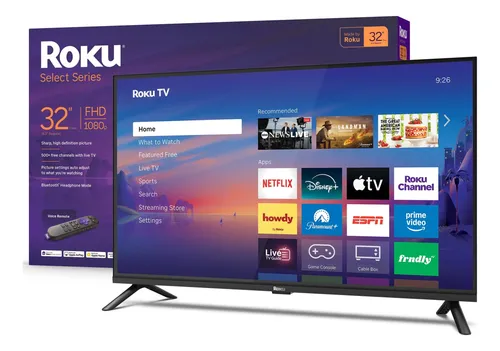 Roku Smart Tv 2026, Série Selecionada De 32 Polegadas, Tv Fu