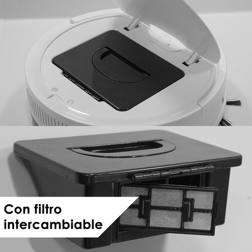 Imagen 7 de 9 de Aspiradora Robot Inteligente Trapeadora Barredora Con App