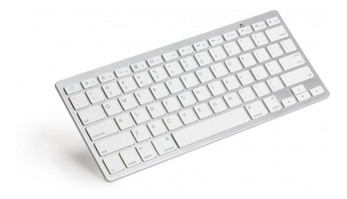 Teclado Bluetooth Sem Fio Macbook iPad iPhone Android Window Idioma Português Portugal Cor De Teclado Cinza/branco