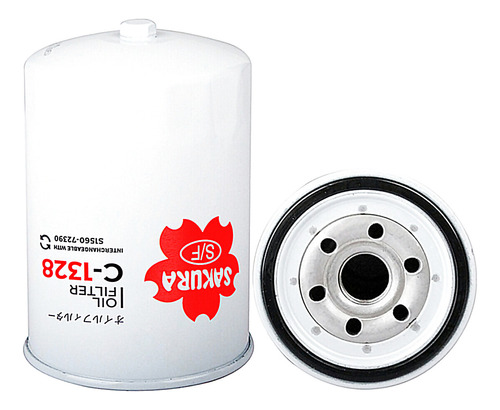 (1) Filtro Aceite Hino 300 4 Cil 4.0l Diesel 12/19 Sakura