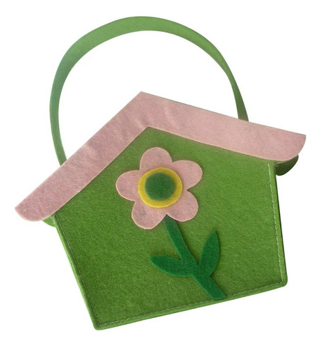 Casa De Pascua Flor Bolsa De Dulces Huevo Bolsas Bolsas De