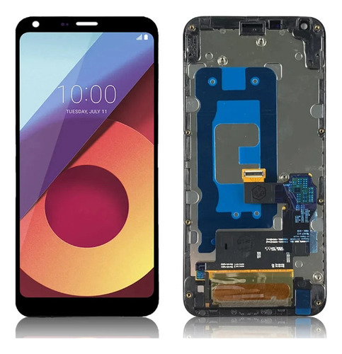 Sjp- Tela Lcd Sensível Ao Toque + Moldura Para LG Q6 / M700
