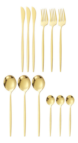 Rii Juego De Vajilla, Cucharas, Cuchillos Y Tenedores, 12