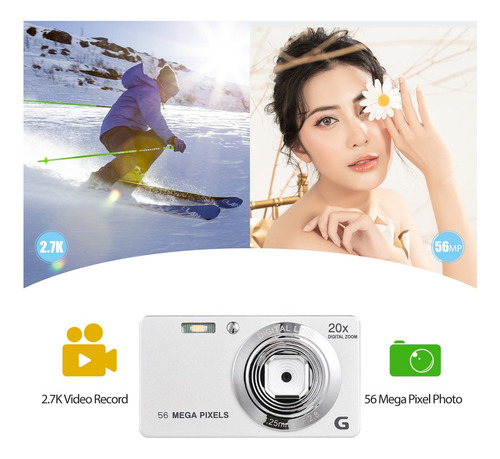 . Cámara Digital Portátil Tft Ultra H 4k De 2,7 Pulgadas,