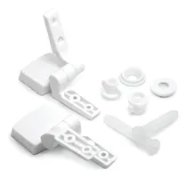 Comprar Herrajes Plasticos Librito Nylon Corredera Derpla Pringles Color Blanco