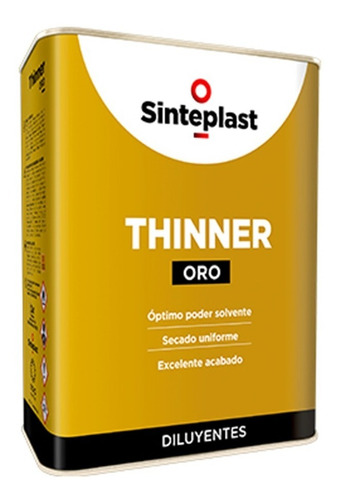 Thinner Sello De Oro Diluyente Sinteplast 1 Lt