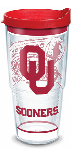 Tervis Oklahoma Sooners Tradition Vaso Aislado Con Envoltura