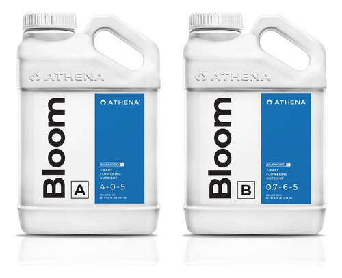 Athena Bloom A + B Fertilizante Floración 1 Litro  C/u 