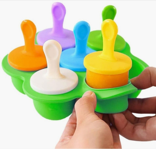 Molde De Paletas  Para Bebe En Silicona 