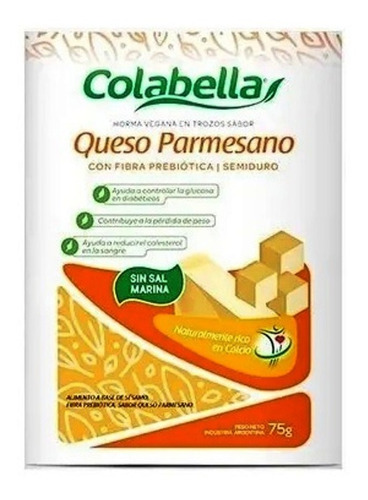  2 X Sustituto Vegetal De Queso Parmesano Colabella - Dw