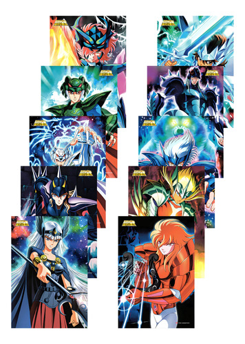 Saint Seiya (cab. Asgard) Set De 10 Afiches.