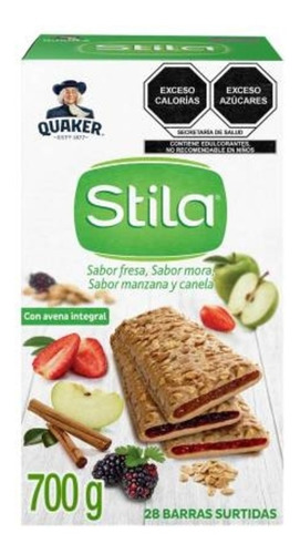 Barras De Avena Stila Sabores Surtidos 28 Pzas