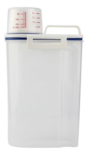 Porta Grãos Com Bico Dosador Dispenser Mantimentos Plástico