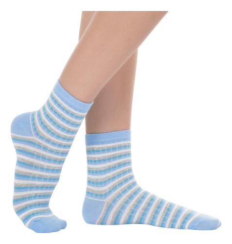 Calcetines A La Pantorrilla Con Lurex