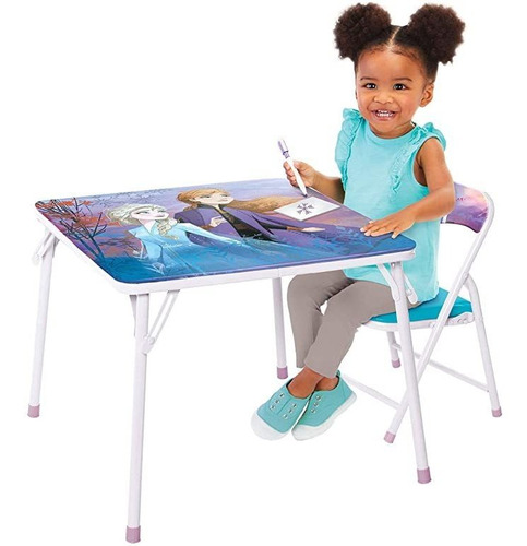 Frozen 2 Jr. Juego De Mesa De Actividades Con 1 Silla