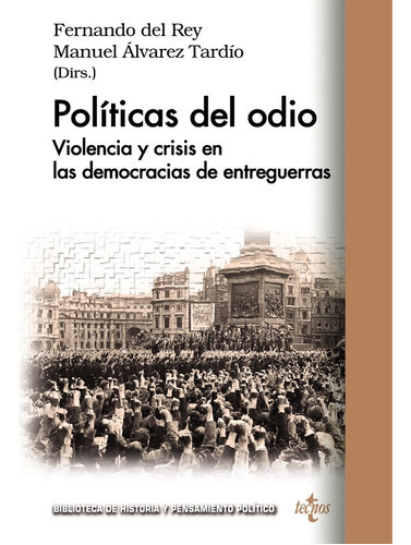 Polãâticas Del Odio, De Rey, Fernando Del. Editorial Tecnos, Tapa Blanda En Español