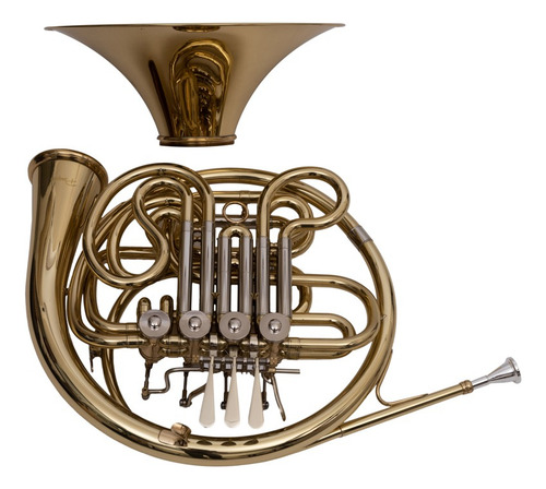 Corno Frances Doble Alexander Campana Desmontable Color Dorado