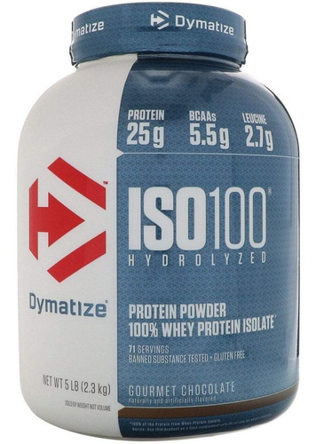 Iso100 5lb Dymatize Con Invima - Unidad a $920