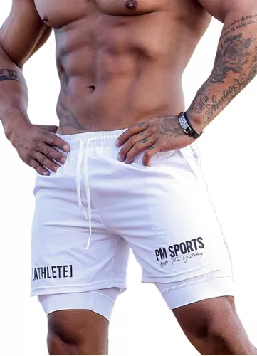 PROFIT MAX Short Liner 2 em 1 - Vermelho - PM SPORTS