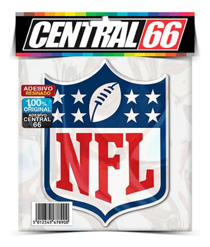 Kit Adesivos Nfl Eagles Resinado Alto Relevo
