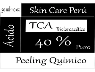 Peeling Acido Tricloroacético Tca 40%(acne,lineas,marcas)