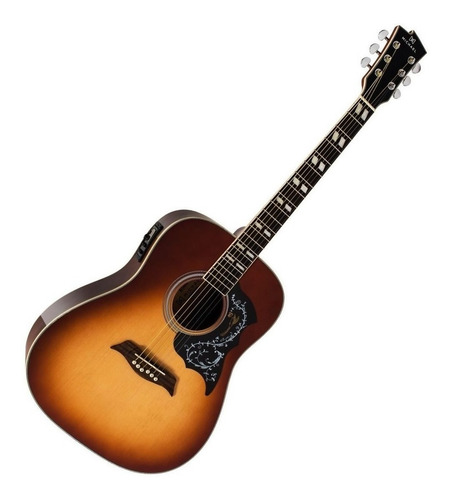 Violão acústico Michael Galaxy VM925DT para destros vintage sunburst