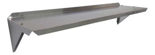 Estante superior de acero inoxidable para cocina industrial 75 x 30 cm