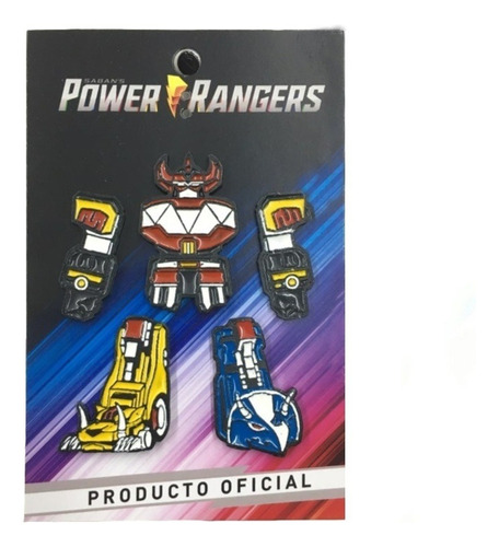 Pin Power Rangers Megazord X5 Pines Muy Lejano