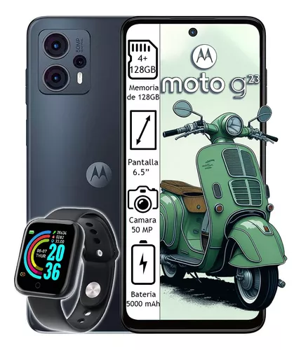 Smartphone Motorola G23 Dual Sim 128 GB Gris Desbloqueado a precio