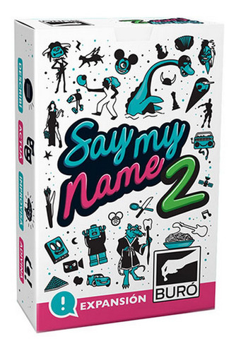 Say My Name 2 Expansión Juego Grupos Amigos Familiar Buró