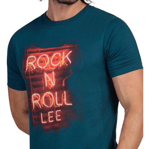 Playera Slim Fit Manga Corta Lee Hombre 349