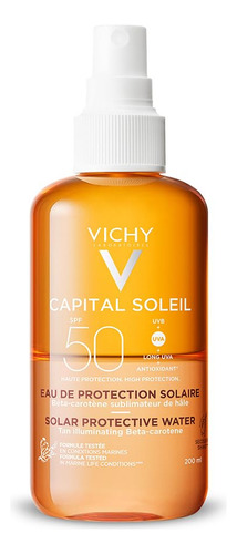 Capital Soleil Agua Solar Bronceadora Spf50 200ml