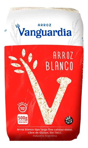 Arroz Blanco Vanguardia Largo Fino 500gr