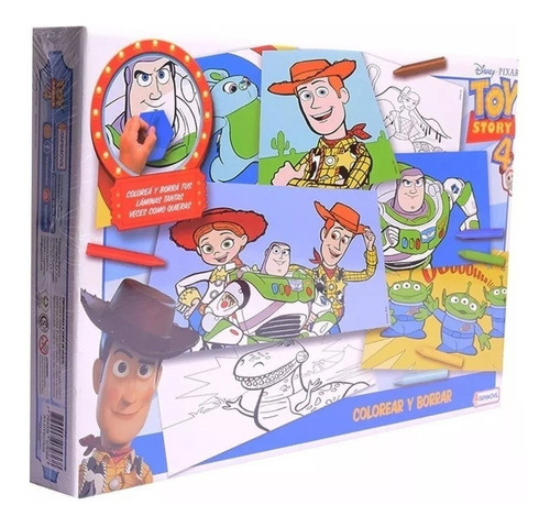 Colorear Y Borrar Toy Story 4 - Tapimovil 