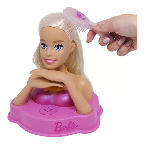 Boneca Infantil Barbie Para Pentear Com 12 Frases e Acessórios