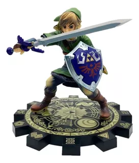 Figura Link Con Espada Y Escudo The Legend Of Zelda 20cm