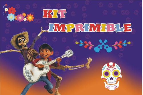 Coco Disney Kit Imprimible Personalizado Deco Cumpleaños