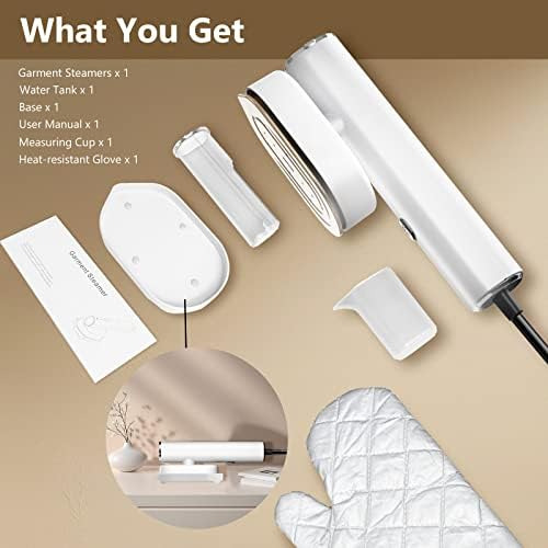 Hulmay Vaporizador Portátil Para Ropa De Viaje Mini Blanco