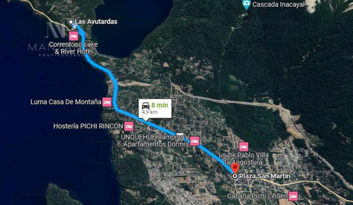 Venta Terreno 455 M2 Con Vista Al Lago Nahuel Huapi - Villa Correntoso