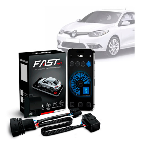 Módulo Acelerador Pedal Fast Com App Fluence 2014 2015 16 17