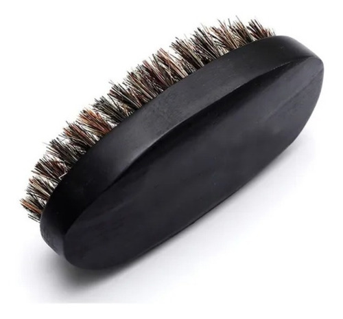 Cepillo Para Barba Strokes Con Cerdas Naturales De Jabali Color Negro